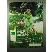 1975 Kool Cigarettes Ad - The Longer