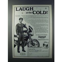 1981 Damart Thermawear Ad - Laugh at The Cold