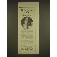 1926 Sani-Flush Cleaner Ad - Nothing else can do this work
