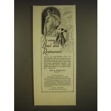 1926 Lea & Perrin's Sauce Ad - At every hotel and restaurant