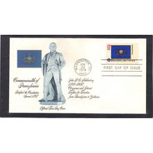 FDC Fleetwood 1634 13c Pennsylvania (Cachet-U/A) CV01211
