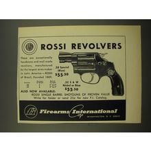 1968 Firearms International Rossi Revolver Advertisement