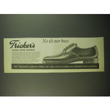 1968 Tricker's Tramper Shoe Ad - No ifs nor buts