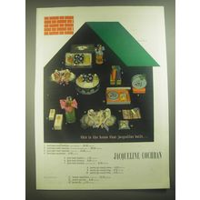 1945 Jacqueline Cochran Toiletries Ad - art by Paul Rand