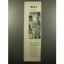 1950 Lord & Taylor Lebow Suit Advertisement - Who is he?