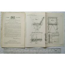 1904 Patent No. 4922 improvements outdoor seats, Stephen Snowdon, Moss Side