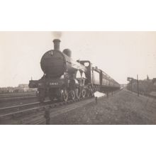 GNR Atlantic Class 4-4-2 No 3949 Vintage Real Photo Train Postcard