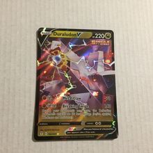 2021 Pokemon Duraludon V Holo Trading Card 122/203