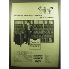 1957 Westinghouse Broadcasting Company Ad - There's a sound difference on WBC