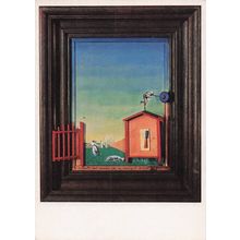 Max Ernst Two Children Threatened By A Nightingale Painting Postcarc
