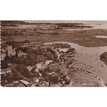 EC258 CHRISTCHURCH. AERIAL VIEW . RP POSTCARD