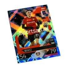 MATCH ATTAX 2022 2023 CRYSTAL PARALLEL #232 FLORIAN WIRTZ BAYER LEVERKUSEN
