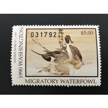 ICOLLECTZONE US 1990 Washington WA5 Duck Stamp VF NH
