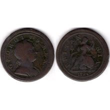 Great Britain. George I. Halfpenny 1724. dy21067