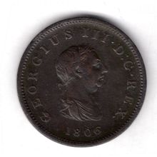 Great Britain. George III. Halfpenny 1806. dy19842