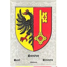 Heraldic GENEVA Postcard (Jaeger)