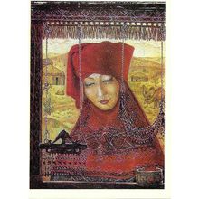 Art G.A. ABDURAKHMANOVA "Jeweller's Shop" Postcard