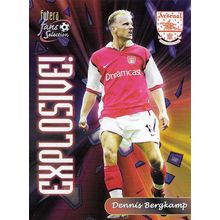 Futera's Arsenal 2000 Fans' Selection: Explosive! - Card No. 130, Bergkamp