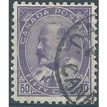 Canada 1903 SG187 50c Deep Violet Fine Used....