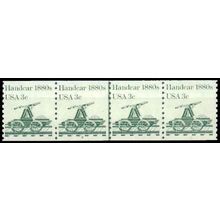 1898 3c Handcar Very Fine MNH Dry Gum PNC 2/4 G0021