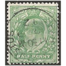 1911 SG269 1/2d Dull Yellow-Green Perf 14 Harrison Fine Used . .. .