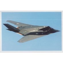 Lockheed F-117A Nighthawk Plane Aircraft Showing Off Angles Postcard