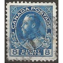 Canada 1925 SG252 8c Blue Fine Used ..