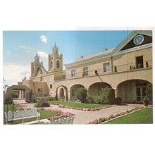 SAN FELIPE DE NERI CHURCH, Albuquerque, New Mexico postcard c.1981 unused =