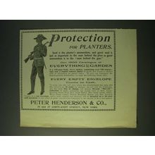 1900 Peter Henderson & Co. Ad - Protection for Planters