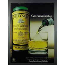1978 Cutty Sark Scotch Ad - Connoisseurship