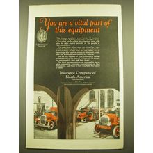 1924 Insurance Company of North America Ad - You are a vital part of this