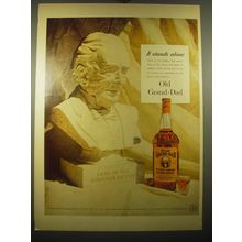 1956 Old Grand-Dad Bourbon Ad - It stands alone