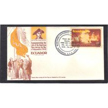 FDC Int'l Ecuador Honoring USA Bicentennial (Cachet-U/A) CV01048