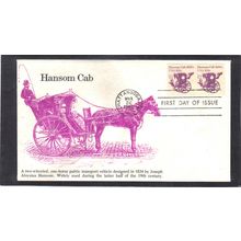 FDC KMC Eventure 1904 10.9c Hansom Cab Pair (Cachet-U/A) CV00175