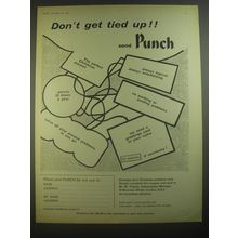 1967 Punch Magazine Ad - Don't get tied up