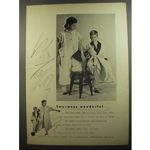 1952 Lord & Taylor Reversible Robe Ad - two-ways wonderful