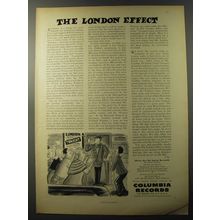 1953 Columbia Records Ad - The London effect