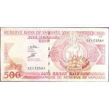 2006 Vanuatu Banknote 500 Vatu Prefix EE