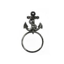 Pack Of 2] Antique Silver Cast Iron Anchor Towel Holder 8.5"