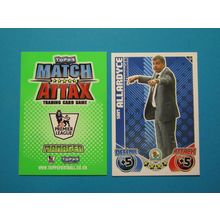 448. Sam Allardyce - Blackburn Rovers - Match Attax 2010/11 Football Card EF1