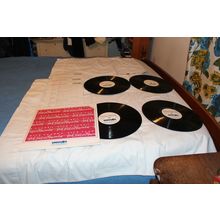 DICK CLARK'S ROLL ROLL & REMEMBER-4LP Radio Show w/cues & Intro Sheet 5-11-90 Va