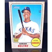 ADRIAN BELTRE 2017 TOPPS HERITAGE BASEBALL CARD #287
