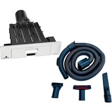 Built in Kitchen Vacuum plus Hose and 2 Attachments for below Cabinets and Toe K