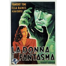 The Phantom Lady -Italian- 1944 Poster Canvas Movie Film Print A0 A1 A2 A3 A4 A5