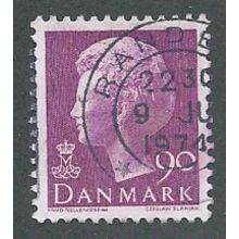 DEN 1974 90o 'QUEEN MARGRETHE' FINE USED (EBID42-982)