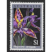 AUS 1986 $1.00 'ORCHIDS' FINE USED (EBID66-747)