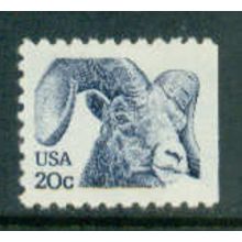 1949 20c Bighorn Ram Fine MNH Dry Gum BPS MA0887