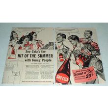 1941 Sno-Cola Soda Ad - Hit of The Summer