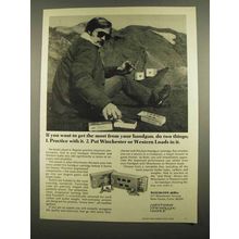 1974 Winchester Western Loads Ad - Most From Handgun