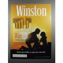 1974 Winston Cigarette Ad
